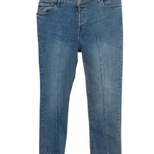 Warp + Weft Denim Blue Straight Leg Jeans